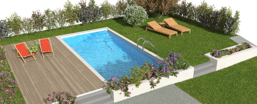 plan 3 plan ajout d'une piscine sur un terrain constructible, réalisation permis de construire